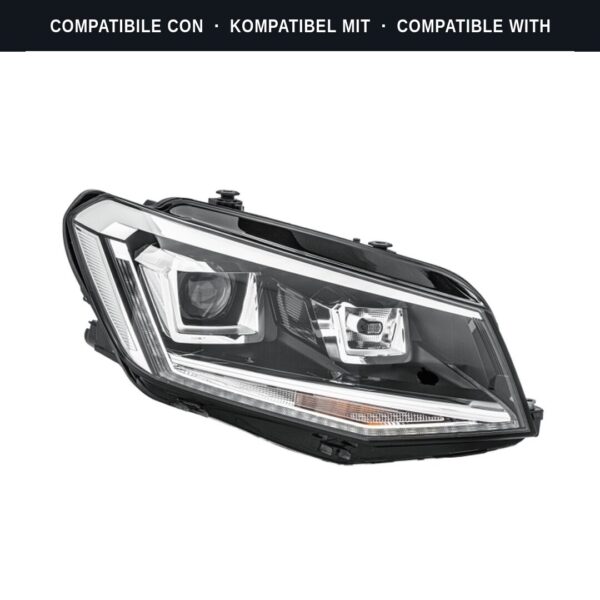 Passend für: Faro Vorne Destro Volkswagen Caddy IV Furgone 2015+ – Bi-Xenon Originale HELLA