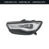 Passend für: Faro Vorne Sinistro Audi A6 Avant 2014+ – Bi-Xenon Originale HELLA
