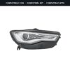 Passend für: Faro Vorne Destro Audi A6 Avant 2014+ – Bi-Xenon Originale HELLA