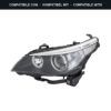 Compatibile con: Faro Anteriore Sinistro Bmw Serie 5 2003-2007 – Bi-Xenon Originale HELLA