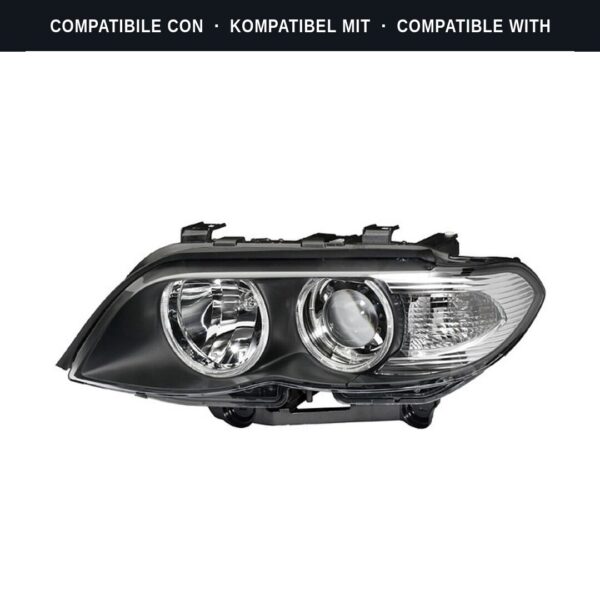 Compatibile con: Faro Anteriore Sinistro Bmw X5 2004+ – H7-H1 Originale HELLA