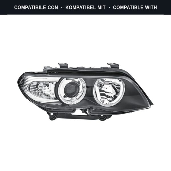 Compatibile con: Faro Anteriore Destro Bmw X5 2004+ – H7-H1 Originale HELLA