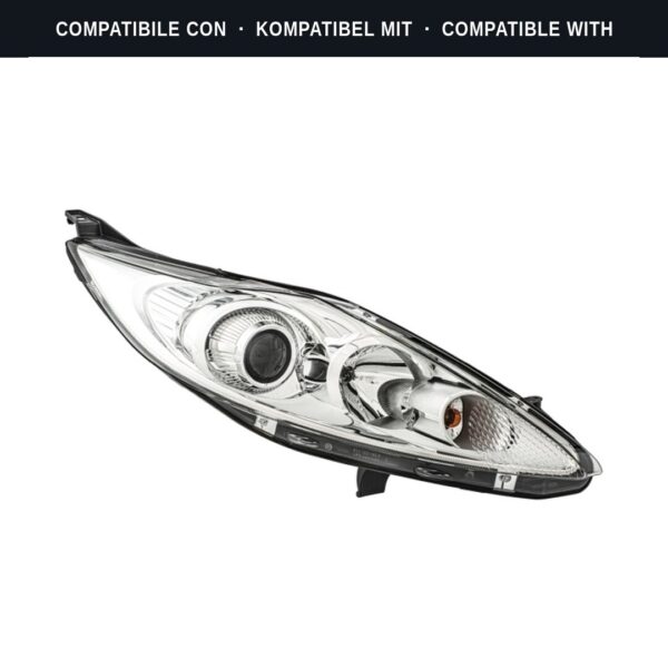 Compatibile con: Faro Anteriore Destro Ford Fiesta VI 2009+ – H7-H1 Originale HELLA