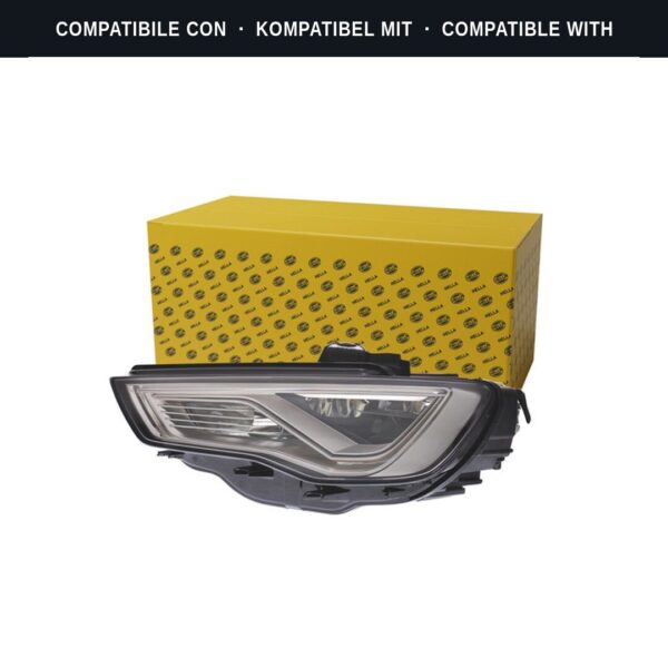 Compatibile con: Faro Anteriore Sinistro Audi A3 2012+ – LED Originale HELLA