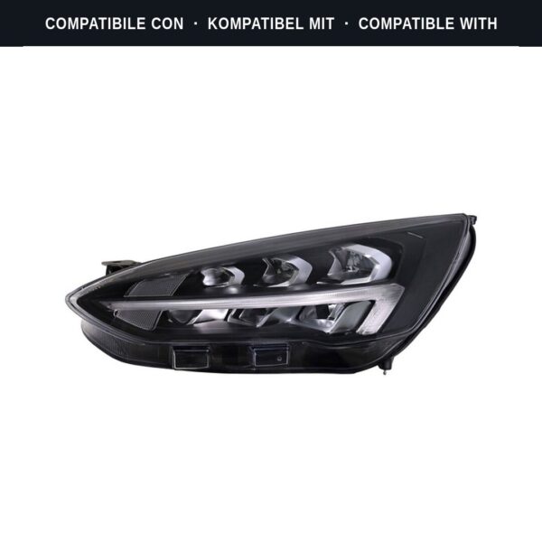 Compatibile con: Faro Anteriore Sinistro Ford Focus IV 2018+ – FULL LED Originale HELLA