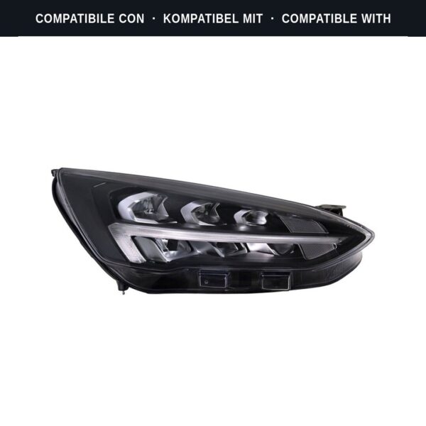 Compatibile con: Faro Anteriore Destro Ford Focus IV 2018+ – FULL LED Originale HELLA