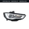 Compatibile con: Faro Anteriore Destro Audi A3 2012+ – Bi-Xenon Originale HELLA