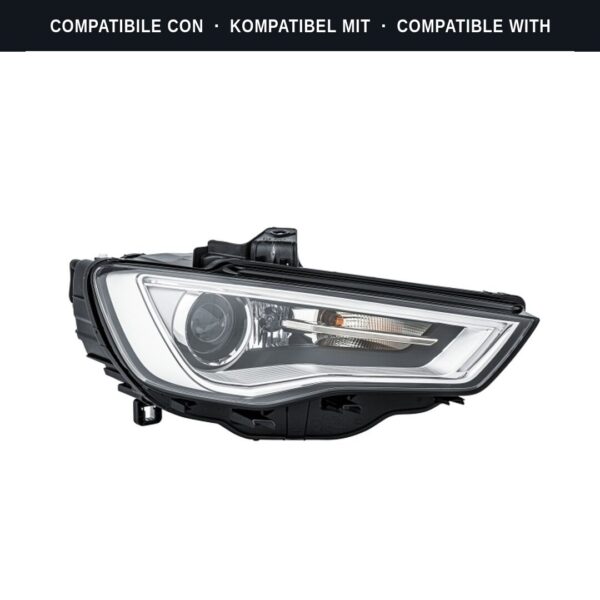 Compatibile con: Faro Anteriore Destro Audi A3 2012+ – Bi-Xenon Originale HELLA
