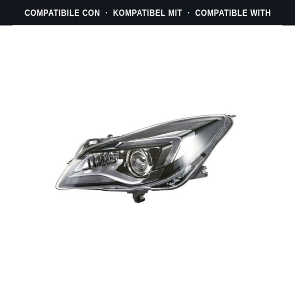 Compatibile con: Faro Anteriore Sinistro Opel Insignia A Sports Tourer 2013+ – Bi-Xenon Originale HELLA