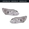 Compatibile con: Coppia Fari Anteriori Destro + Sinistro Ford Focus 2011-2013 – Parabola Cromata – Xenon Parabola Cromata C/Motore D3S-H7-H1-Py21W C/Luce Diurna A Led