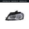 Compatibile con: Faro Anteriore Sinistro Audi A3 2009-2011