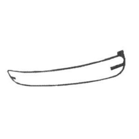 Cornice Griglia Paraurti Anteriore Volkswagen Beetle dal 1997 al 2000 con Foro Fendinebbia