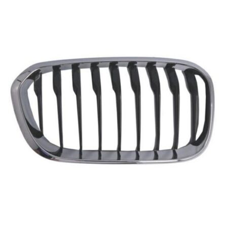 Griglia Anteriore Destra BMW Serie 1 F20 - F21 dal 2012 Cromata Silver e Nera