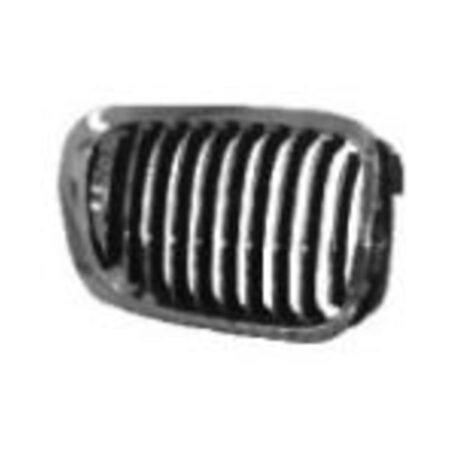 Griglia Anteriore Destra Bmw Serie 3 E46 Berlina Touring e Coupe dal 1998 al 2003 Cromata e Nera