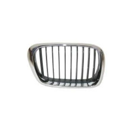 Kühlergrill Rechts BMW Serie 5 E39 2000–2003 Verchromt und Schwarz