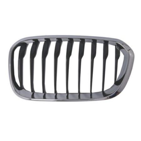 Griglia Anteriore Sinistra BMW Serie 1 F20 - F21 dal 2012 Cromata Silver e Nera