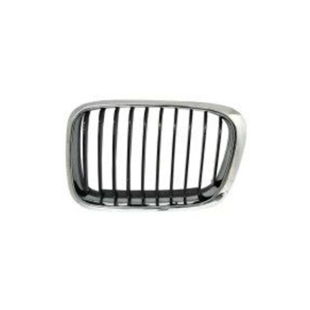 Griglia Anteriore Sinistra BMW Serie 3 E46 Berlina Touring dal 1998 al 2001 Cromata e Nera