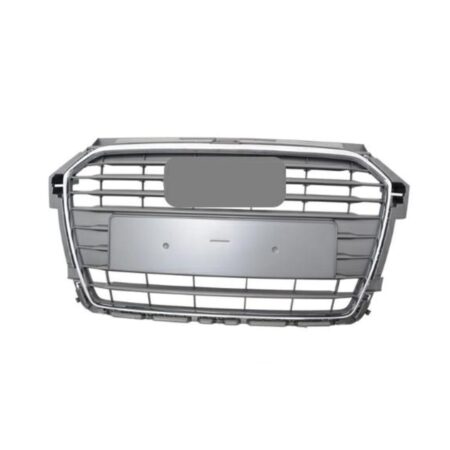 Griglia Audi A1 dal 2014 Grigia con Cornice Cromata, originale 8XA853651B1QP