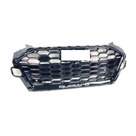 Griglia Audi A4 dal 2019 Nera Lucida con Fori Sensori di Parcheggio e Foro Telecamera, originale 8W0853651DMCKA