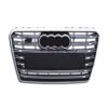 Kühlergrill Audi A7 Sportback und S7 ab 2010 Verchromt und Schwarz mit Löchern für Parksensoren, Originalnummer 4G8853651CT94