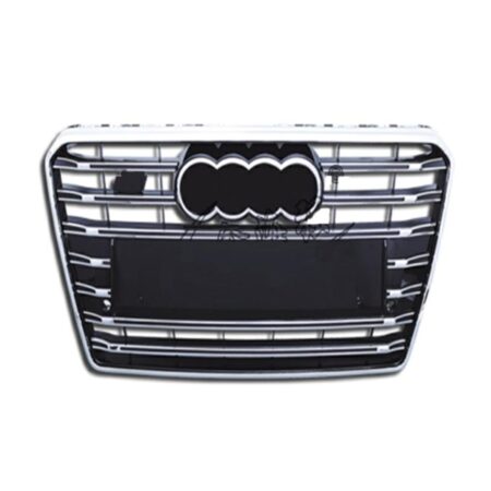 Griglia Audi A7 Sportback e S7 dal 2010 Cromata e Nera con Fori Sensori di Parcheggio, originale 4G8853651CT94