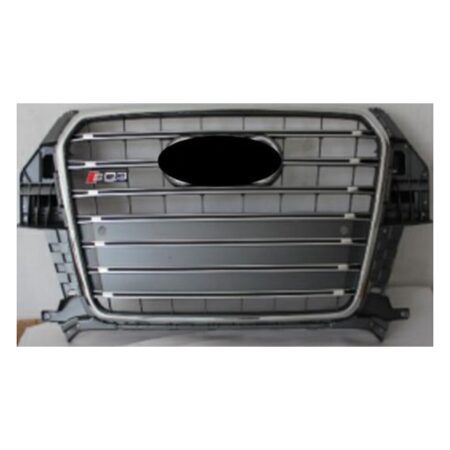 Griglia Audi Q3 dal 2011 Cromata e Grigia con Fori Sensori di Parcheggio, originale 8U0853651JVMZ