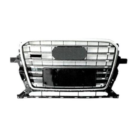 Griglia Audi Q5 dal 2012 Cromata Nera con Fori Sensori di Parcheggio, originale 8R0853651ABT94