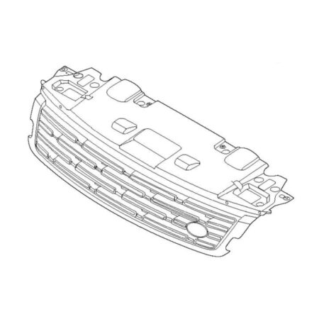 Griglia Land Rover Range Rover dal 2022 Sport Nera Lucida, originale LR168420, LR181753