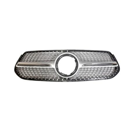 Griglia Mercedes GLE SUV V167 dal 2019 AMG con Modanatura Grigia, originale A1678886000, A1678886200