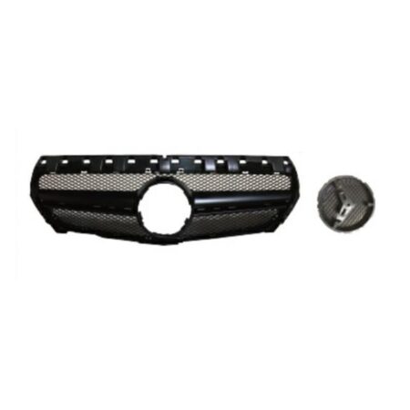 Griglia Mercedes Merced Cla C117-Shooting Brake dal 2013 AMG con Modanatura Nera