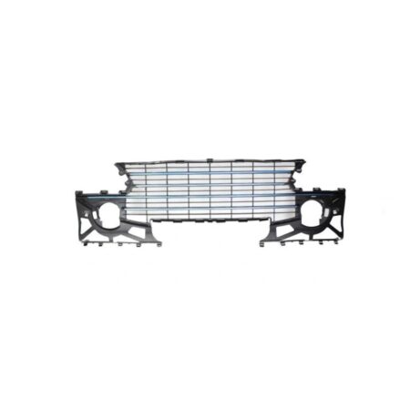Stoßstangengrill Vorne Mitte Peugeot 307 2005–2007 mit Zierleiste Verchromt