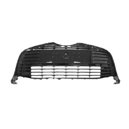 Griglia Paraurti Anteriore Centrale Toyota Yaris dal 2014 Nera Lucida con Modanatura Cromata