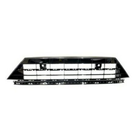 Griglia Paraurti Anteriore Centrale Volkswagen Tiguan dal 2016 R-Line Nera Lucida con Fori Sensori di Parcheggio, originale