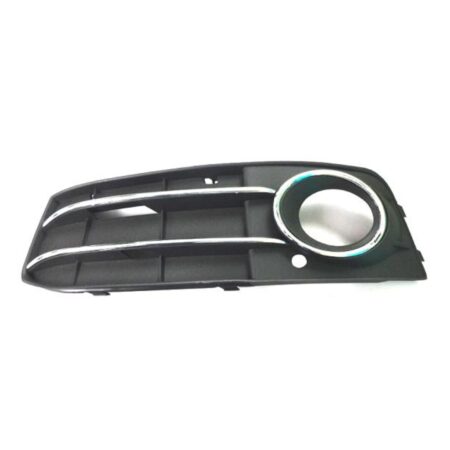 Griglia Paraurti Anteriore Sinistra Audi A4 dal 2007 Cromata con Foro Fendinebbia e Cornice