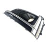 Griglia Paraurti Anteriore Sinistra Audi A5 Coupe' dal 2016 S-Line con Modanatura Silver e Foro Cruise Adattivo