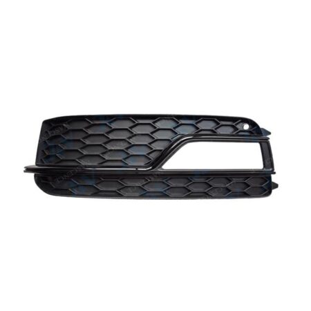 Griglia Paraurti Anteriore Sinistra Audi A5 Sportback dal 2011 S-Line con Foro Fendinebbia e Modanatura Nera