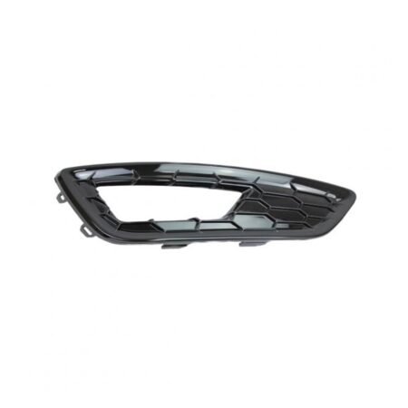 Griglia Paraurti Anteriore Sinistra Ford Focus dal 2014 Sport con Foro Fendinebbia Nero Lucido