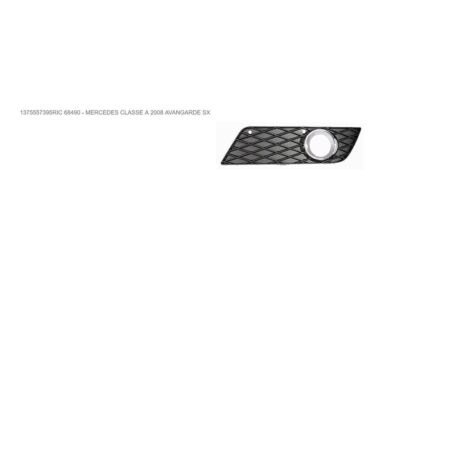 Griglia Paraurti Anteriore Sinistra Mercedes Classe A W169 dal 2008 Avantgarde con Foro Fendinebbia