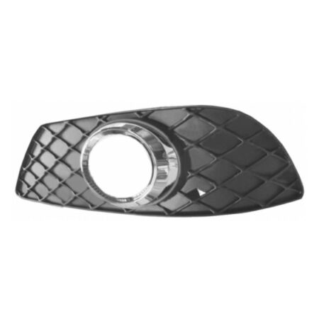 Griglia Paraurti Anteriore Sinistra Mercedes Classe C W204 dal 2007 con Foro Fendinebbia e Cornice Cromata