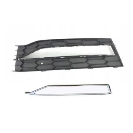 Griglia Paraurti Anteriore Sinistra Skoda Superb dal 2019 con Modanatura Cromata, originale 3V0853665B9B9, 3V0853767D2ZZ