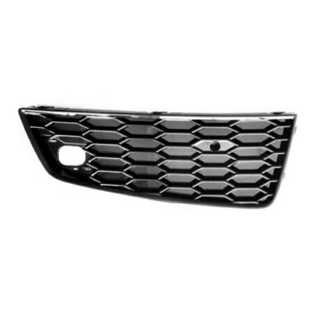 Griglia Paraurti Anteriore Superiore Destra Audi Q3 dal 2014 S-Line con Fori Sensori di Parcheggio, originale 8U0807682TT94