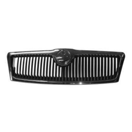 Griglia Skoda Octavia dal 2004 al 2008 con Cornice Cromata, originale 1Z0853668B41