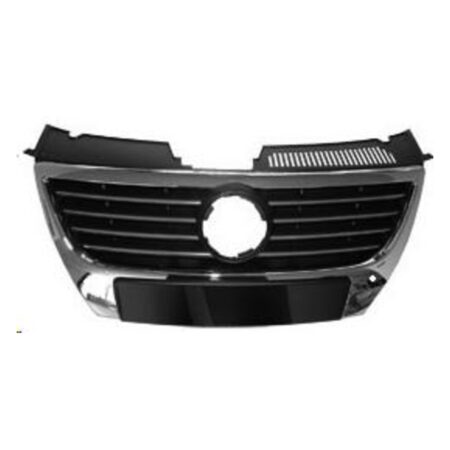 Griglia Volkswagen Passat dal 2005 Cromata con Fori Sensori di Parcheggio