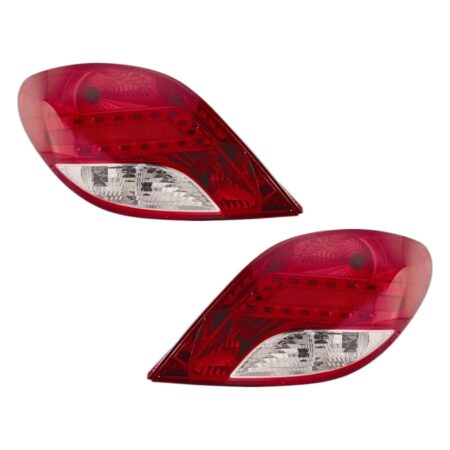 Coppia Fanali Posteriori Destro + Sinistro Peugeot 207 2009+, originale 6351HQ, 6350HQ