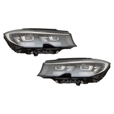 Coppia Fari Anteriori Destro + Sinistro BMW Serie 3 G20 2018+, originale 63118496150, 63118496149