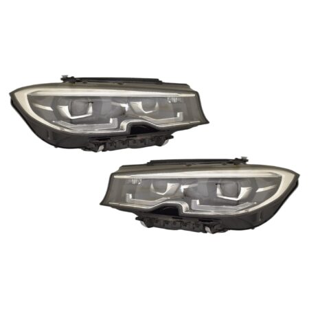 Coppia Fari Anteriori Destro + Sinistro BMW Serie 3 G20 2018+ – Asf, originale 63118496156, 63118496155