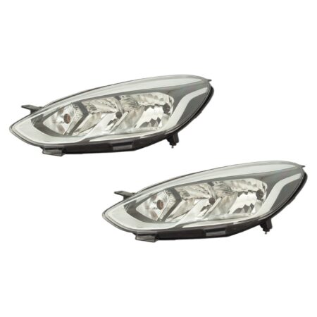 Coppia Fari Anteriori Destro + Sinistro Ford Fiesta 2017+ – Con Motore, originale 2108255, 2118578