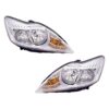Coppia Fari Anteriori Destro + Sinistro Ford Focus 2007-2010 – Parabola Cromata – Parabola Cromata C/Motor Elettrico
