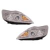 Coppia Fari Anteriori Destro + Sinistro Ford Focus 2007-2010 – Parabola Cromata – Xenon Parabola Cromata C/Motor Elettrico