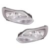 Coppia Fari Anteriori Destro + Sinistro Ford Focus 2011-2013 – Parabola Cromata – Parabola Cromata C/Motore, originale